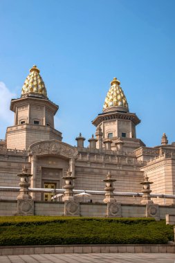 Wuxi Lingshan büyük Buda manzara alan Lingshan Vatikan Palace