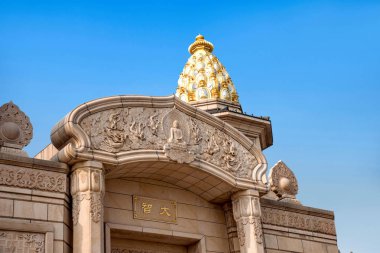 Wuxi Lingshan büyük Buda manzara alan Lingshan Vatikan Palace