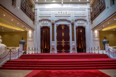 Wuxi Lingshan dev Buda doğal alanı Lingshan Vatikan Palace Galerisi kapı