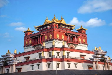Wuxi Lingshan büyük Buda manzara alan beş Hint sunak şehir