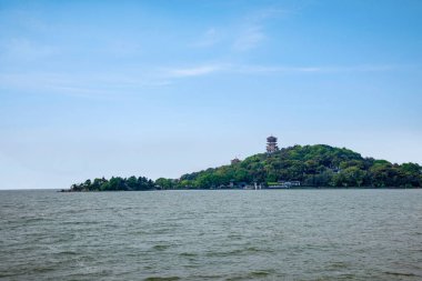 Wuxi Taihu Yuantouzhu Taihu Gölü sent Adası