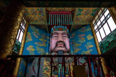 Wuxi Taihu Yuantouzhu Taihu Gölü Xiandao Ling Xiao Gong Yu Huang İmparator renk plastik
