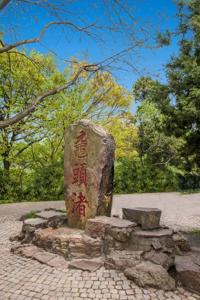 Pedra de Wuxi Taihu Yuantouzhu — Fotografia de Stock