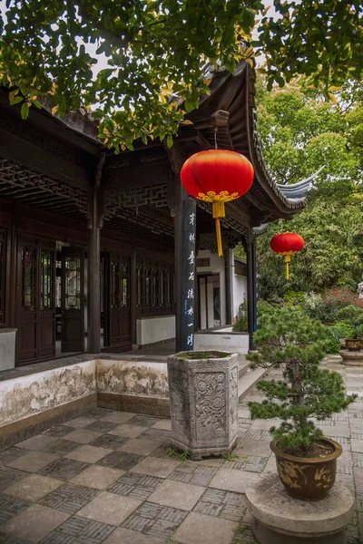 Wuxi Taihu Qianmen Trädgårds-arkitektur — Stockfoto