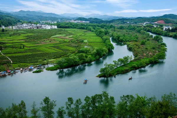 Jiangxi Wuyuan Moon Bay — Stockfoto