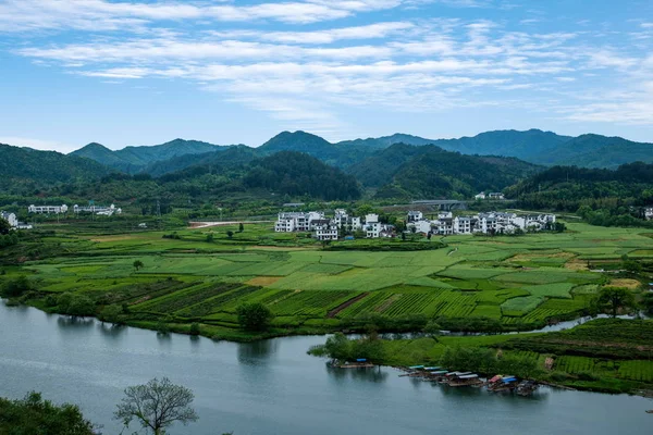 Baía da Lua de Jiangxi Wuyuan — Fotografia de Stock