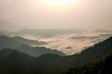 Jiangxi Wuyuan Shicheng mountains clipart