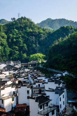 Jiangxi, Çin - Wuyuan papatya en yuvarlak köyde
