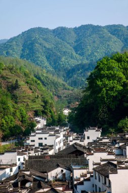 Jiangxi, Çin - Wuyuan papatya en yuvarlak köyde