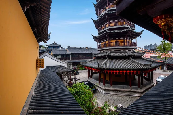 Jiangsu Wuxi Jižní chrám — Stock fotografie