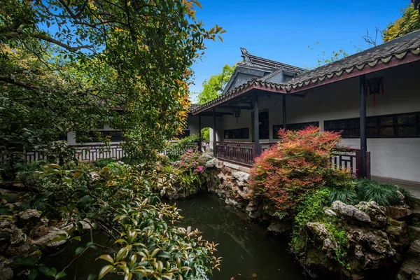 Wuxi Wuxi Huishan verzenden Chang Park tuin bouw — Stockfoto