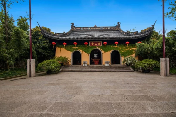 Храм Цзянсу Уси Хуэйшань — стоковое фото