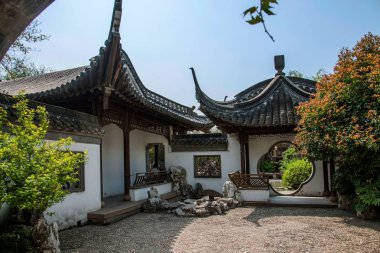 Yangzhou ince West Lake Jingxiang kitabevi Bahçe İnşaat