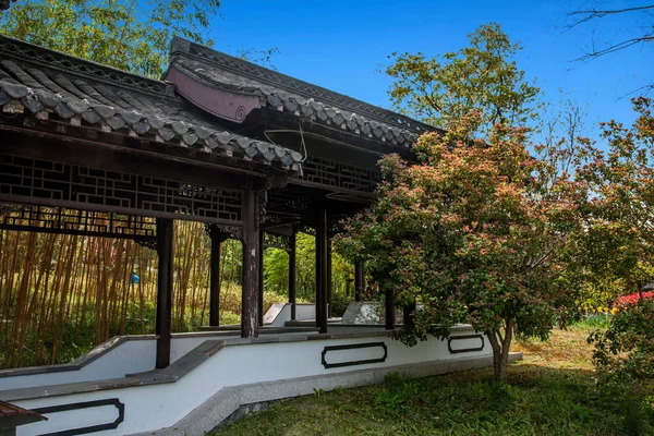 揚州スレンダー西湖ガーデン「Jinquan 花の島" — ストック写真