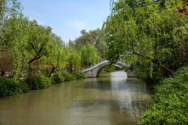 Yangzhou ince Batı Gölü Bahçe mimarisi