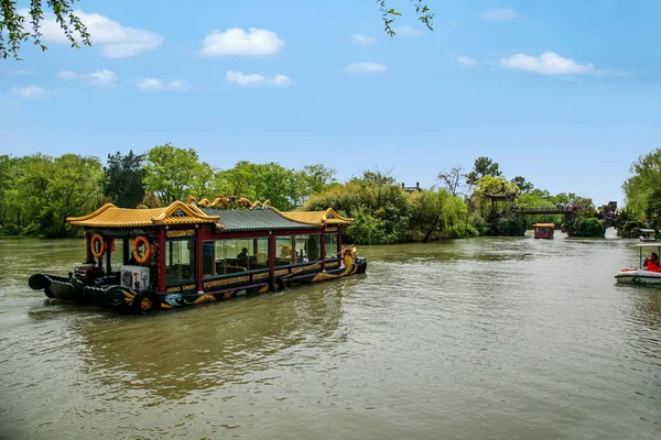 Yangzhou Slender West Lake Chunbo Bridge — Zdjęcie stockowe