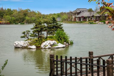 Yangzhou ince Batı Gölü Bahçe mimarisi