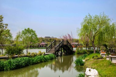 Yangzhou ince Batı Gölü Bahçe mimarisi