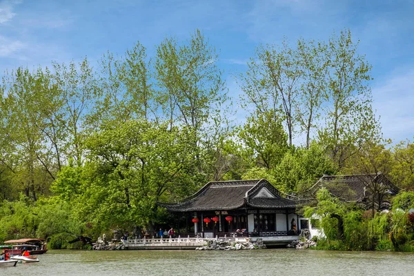 Yangzhou Slender West Lake Garden Architecture — Stock Photo, Image