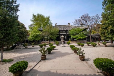Yangzhou Daming Temple Architecture clipart