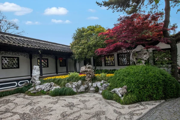 Yangzhou "pierwszy ogród późnej dynastii Qing"---Ho garden — Zdjęcie stockowe