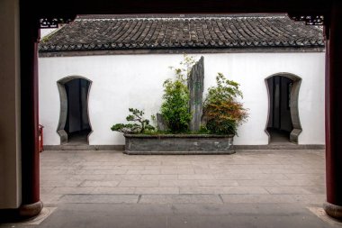 Zhenjiang Jinshan Dinghui Tapınağı orman taş Tablet