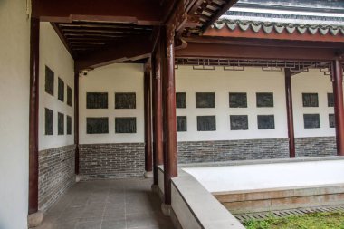 Zhenjiang Jinshan Dinghui Tapınağı orman taş Tablet