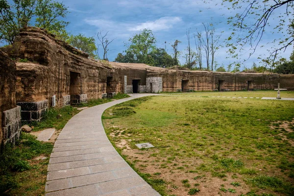 Zhenjiang Jiao Shan antik kale — Stok fotoğraf