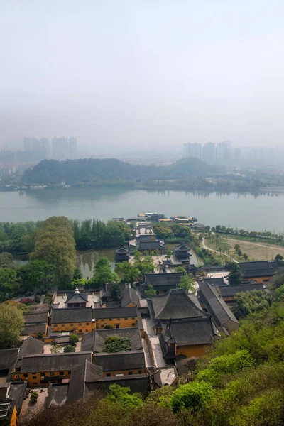 Zhenjiang Jiao Shan overlooking the temple