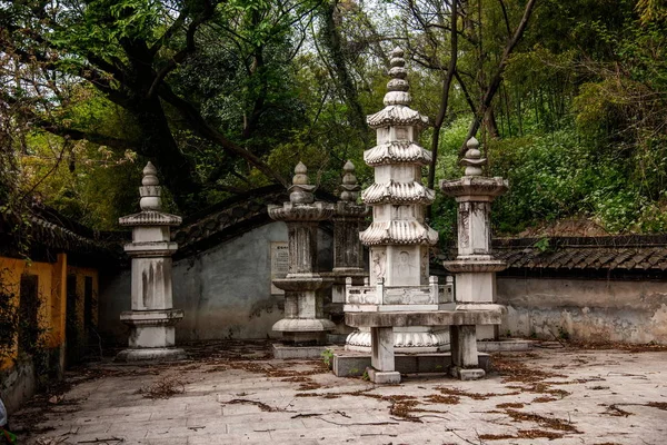 Zhenjiang Jushan gamla munk pagoda — Stockfoto