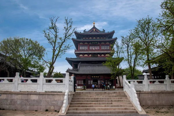 Zhenjiang Yuntai hegy Yuntai pavilon — Stock Fotó