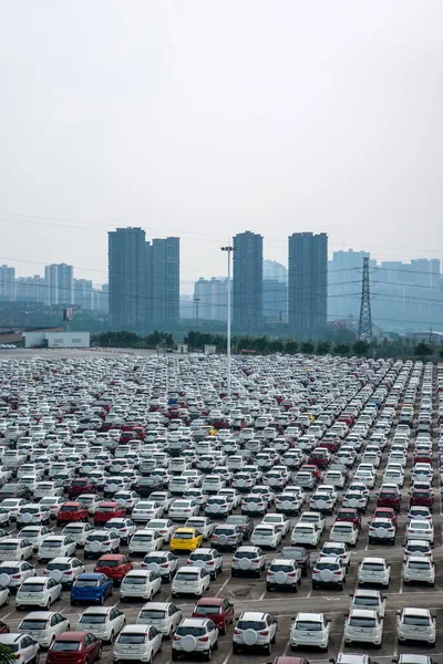 Changan Ford car business car parking lot