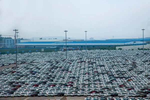 Changan Ford car business car parking lot