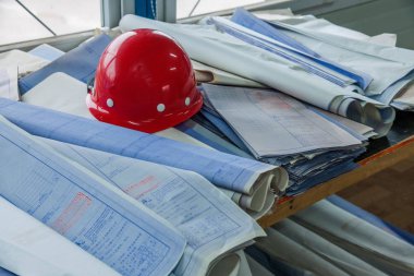 Konut inşaat site site office inşaat çizimleri kask