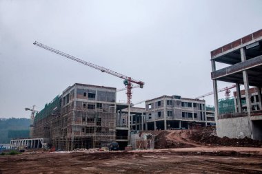 Wanzhou inşaat sitesi sitesi konut