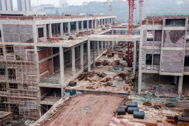 Wanzhou inşaat sitesi sitesi konut