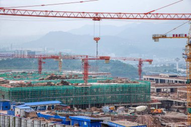 Wanzhou inşaat sitesi sitesi konut