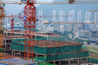 Wanzhou inşaat sitesi sitesi konut