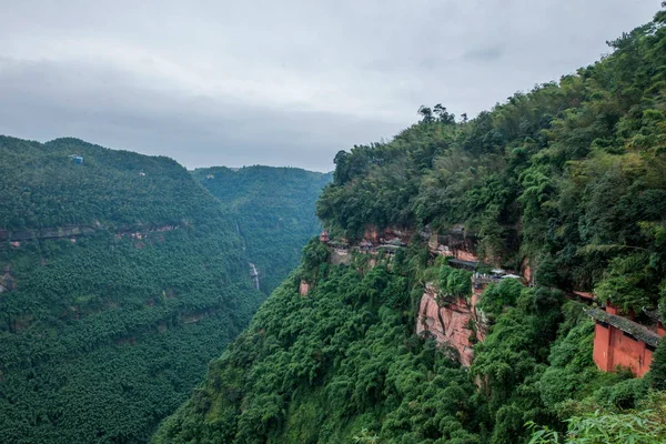 Sichuan Chu Nan bamboo sea area deep bamboo forest — Stock Photo, Image