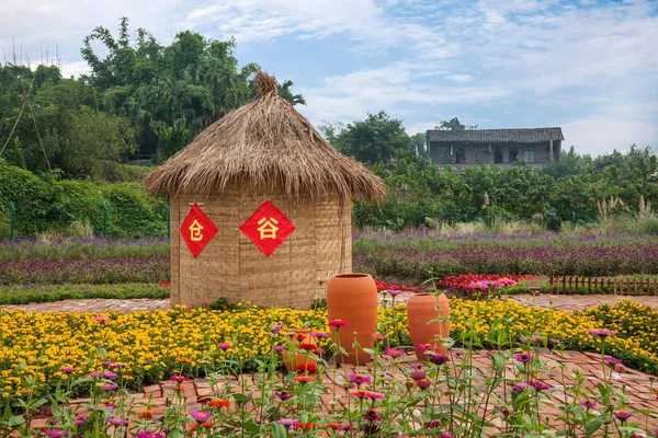 世界で重慶 Bananhua 花庭の満開の花がいっぱい — ストック写真