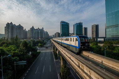 Chongqing kentsel raylı Transit hat 3 altın çocuk bölümü