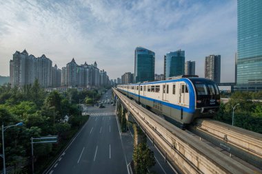 Chongqing kentsel raylı Transit hat 3 altın çocuk bölümü