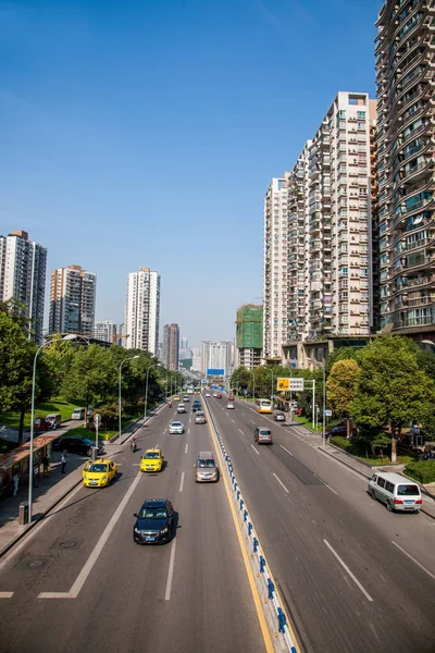 Haier Road, Jiangbei District, Chongqing City — Stockfoto