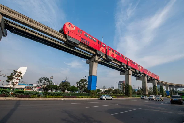 Chongqing City Rail Transit Line 3 Jinyu Section — Stock Photo, Image