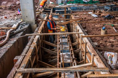 Konut inşaat şantiye sitesi