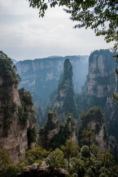 Hunan Zhangjiajie National Forest Park Yuanjiajie landscape — Stock Photo, Image