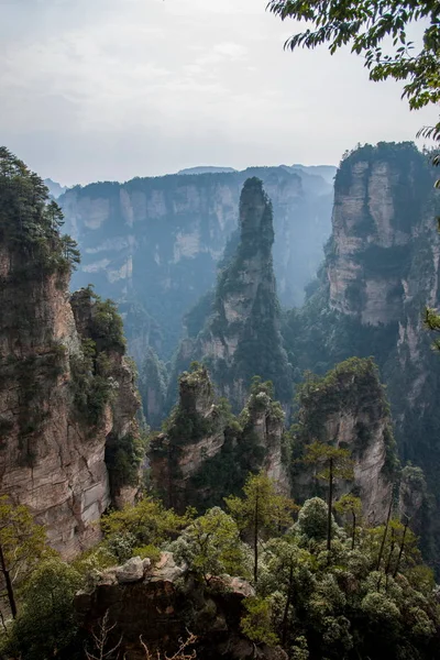 Hunan Zhangjiajie National Forest Park Yuanjiajie landscape — Stock Photo, Image