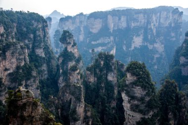 Hunan Zhangjiajie National Forest Park Yuanjiajie manzara