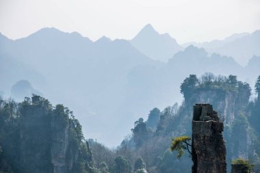 Hunan Zhangjiajie National Forest Park Shentang Bay manzara