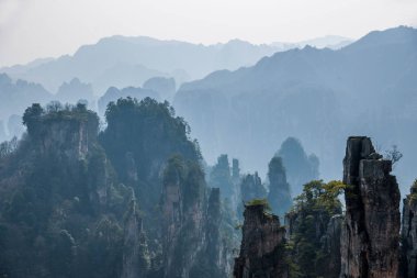 Hunan Zhangjiajie National Forest Park Shentang Bay manzara